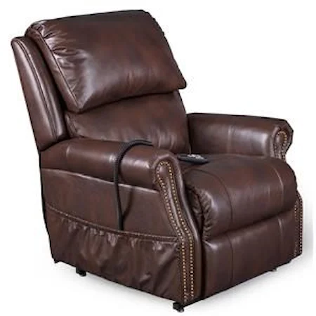 Lift Recliner with Nail Head Trim